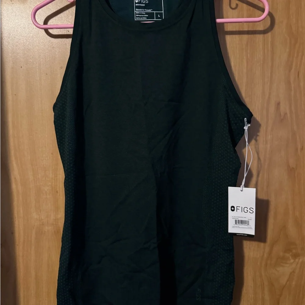 Figs Dark Caribbean Blue Underscrub Tank - Picture 3 of 7